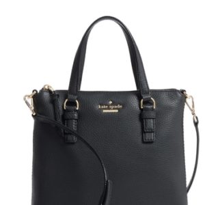 Kate Spade New York Jackson Street - Hayley Leather Satchel - Black