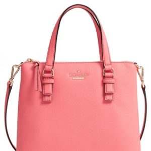 Kate Spade New York Jackson Street - Hayley Leather Satchel - Orange