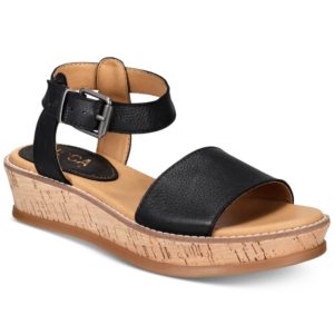 Lucca Lane Kameron Platform Wedge Sandals Women's Shoes