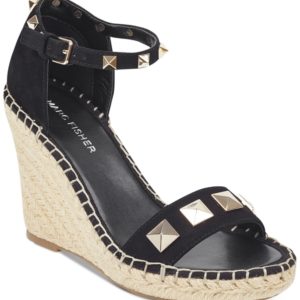 Marc Fisher Knoll Studded Wedge Sandals Women's Shoes