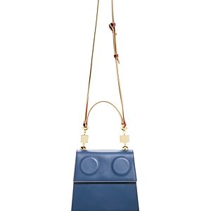 Marni Medium Color-Block Leather Satchel