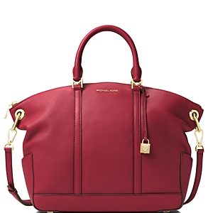 Michael Michael Kors Beckett Top Zip Large Leather Satchel