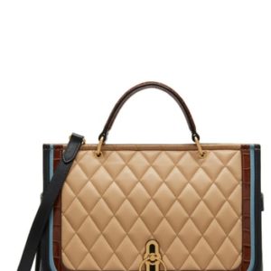 Mulberry Amberley Quilted Calfskin Leather Satchel -