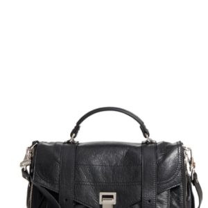 Proenza Schouler Medium Ps1 Paper Leather Satchel -