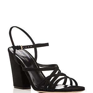 Sergio Rossi Aleck Strappy Block Heel Sandals