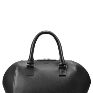 Shinola Latigo Leather Domed Satchel - Black