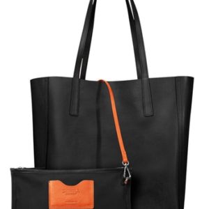 Shinola Medium Leather Shopper - Black