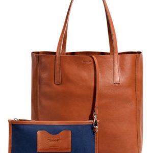 Shinola Medium Leather Shopper - Brown