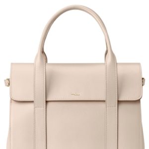 Shinola Small Grained Leather Satchel - Pink