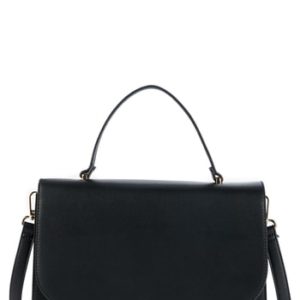 Sole Society Elie Medium Faux Leather Satchel - Black