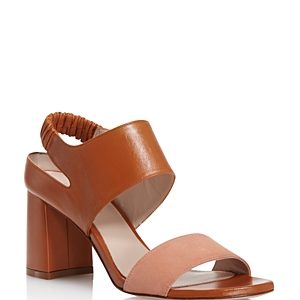 Stuart Weitzman Women's Erica Suede & Leather Block Heel Sandals