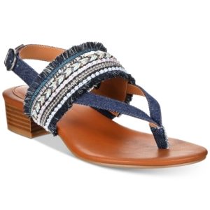 Style & Co Marxie Block-Heel Sandals, Created For Macy's Women's Shoes