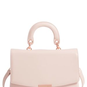 Ted Baker London Keiira Lady Bag Faux Leather Top Handle Satchel - Pink