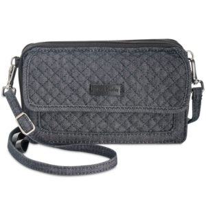 Vera Bradley Iconic Rfid All in One Denim Mini Crossbody