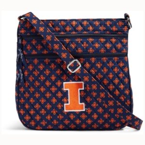 Vera Bradley Illinois Fighting Illini Triple Zip Hipster