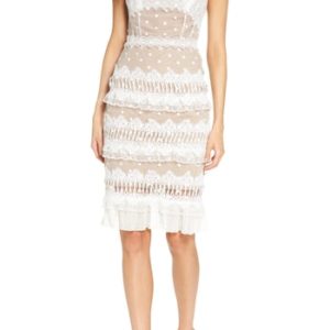 Women's Bronx And Banco Majiorca Dot Lace Cocktail Dress