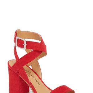 Women's Chinese Laundry Stassi Block Heel Sandal, Size 9 M - Red