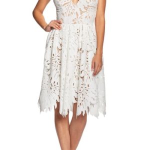 Women's Dress The Population Rita Plunge Neck Cocktail Dress