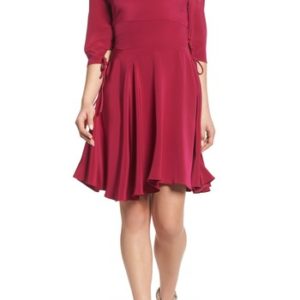 Women's Sam Edelman Cold Shoulder A-Line Dress