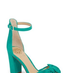 Women's Vince Camuto Carrelen Block Heel Sandal, Size 5.5 M - Blue/green