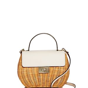 kate spade new york Justina Woven Straw Bag