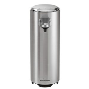 simplehuman Brushed Nickel Rechargeable Bath Sensor Pump Bedding