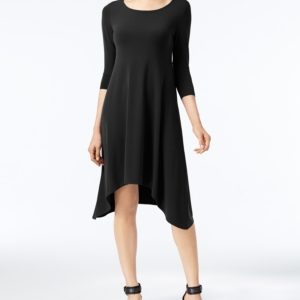 Alfani Knit Handkerchief-Hem Dress, Created for Macy's