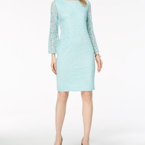 Alfani Lace Bell-Sleeve Dress, Created for Macy's