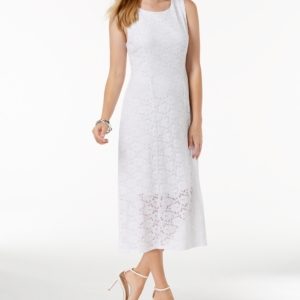 Alfani Lace Midi Dress, Created for Macy's