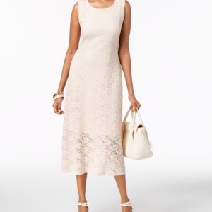 Alfani Lace Midi Dress, Created for Macy's