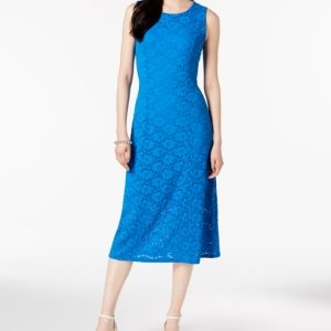 Alfani Lace Midi Dress, Created for Macy's