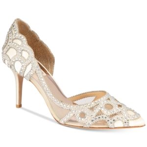 Badgley Mischka Marissa Embellished Evening Pumps, Created For Macy's Women's Shoes