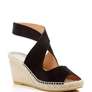 Bettye Muller Mobile Crisscross Espadrille Wedge Sandals