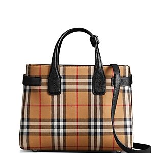 Burberry Vintage Check Small Banner Bag