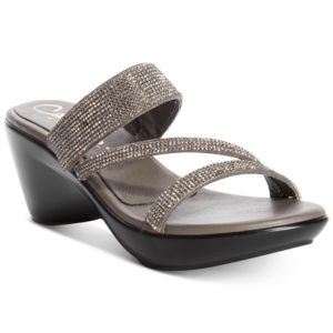 Callisto Raya Embellished Wedge Sandals Women's Shoes