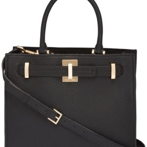 Calvin Klein Faye Leather Satchel