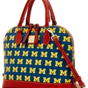 Dooney & Bourke Michigan Wolverines Zip Zip Satchel