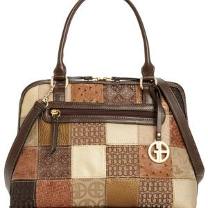 Giani Bernini Patchwork Dome Satchel, Created for Macy's