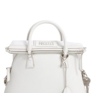 Maison Margiela Small 5Ac Calfskin Leather Handbag -