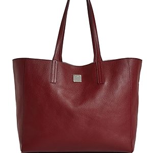 Mcm Wandel Medium Reversible Leather Shopper