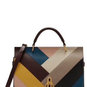 Mulberry Amberley Colorblock Top Handle Bag -