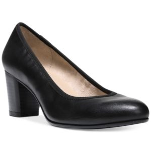 Naturalizer Naomi Block-Heel Pumps Women's Shoes