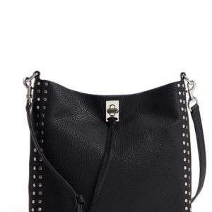 Rebecca Minkoff Small Darren Leather Feed Bag - Black