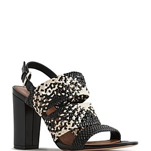 Reiss Women's Sylvia Woven High-Heel Sandals