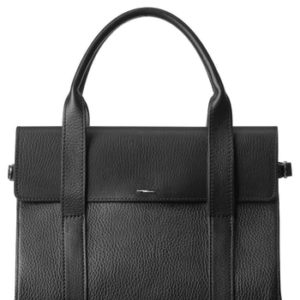 Shinola Small Grained Leather Satchel -