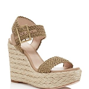 Stuart Weitzman Women's Alexis Espadrille Wedge Sandals