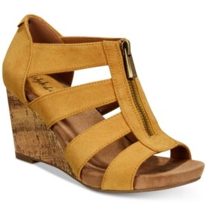 Style & Co Fettee Platform Wedge Sandals, Created For Macy's Women's Shoes