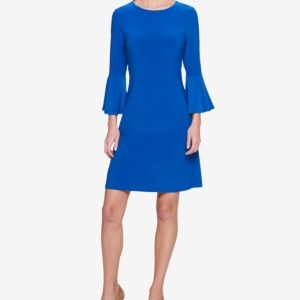 Tommy Hilfiger Bell-Sleeve Sheath Dress