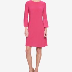 Tommy Hilfiger Bell-Sleeve Sheath Dress