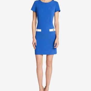 Tommy Hilfiger Faux-Pocket Shift Dress